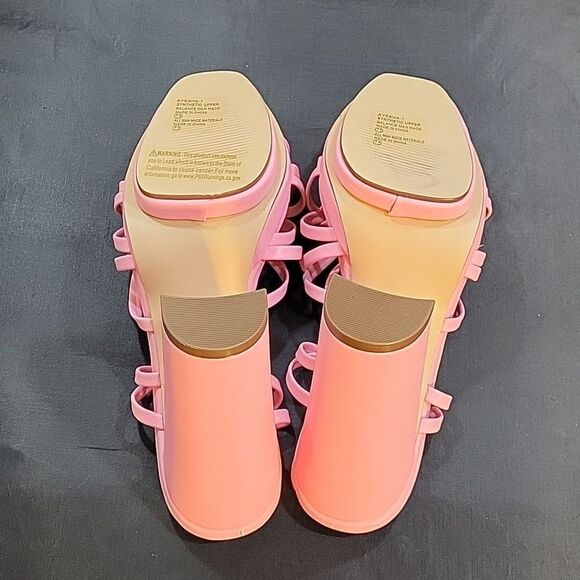 BRAND NEW CHASE+CHLOE BLOCK HEEL OPEN TOE MULTI-STRAP SANDAL - Picture 15 of 15